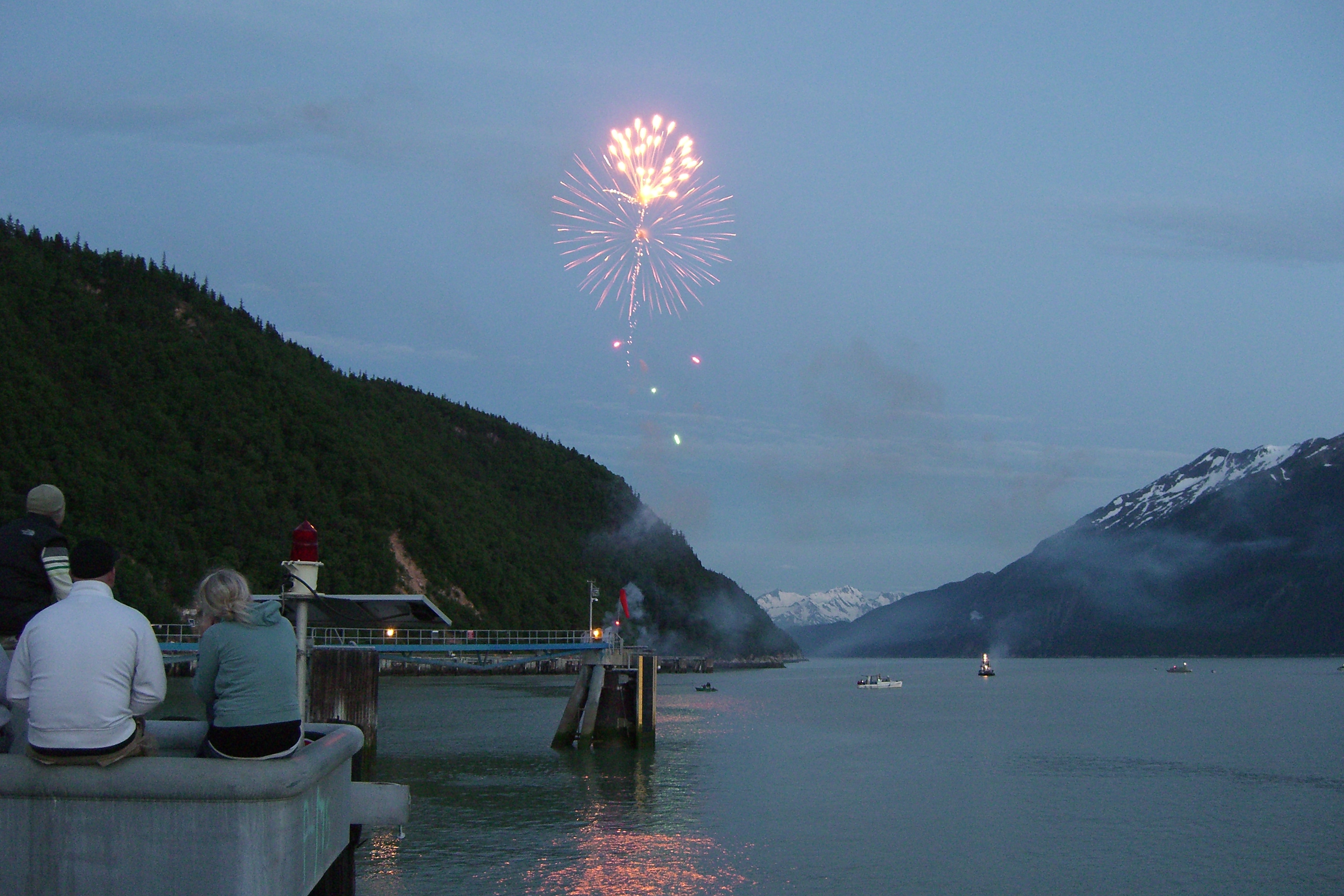 Fireworks Skagway Alaska