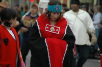 Native regalia Skagway Alaska
