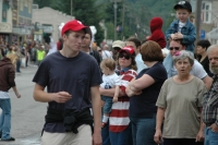 crowd in Skagway