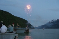 Fireworks Skagway Alaska