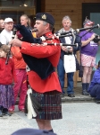 Bag pipe player Skagway