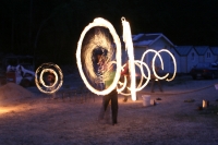 Fire twirlers