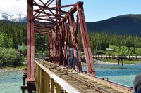 Bridge in Carcross Lake Bennett