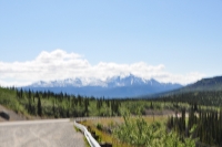 Road to Carcross from Skagway Alaska