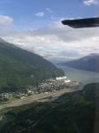 Flying into Skagway