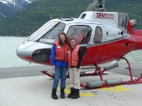 Helicopter to Dog Sled in Skagway Alaska