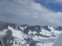 Mountain Glacier Bay Flightseeing from Skagway Alaska