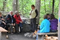 Fire pit in Skagway Alaska