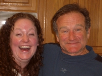 Robin Williams and Tara Bass in Skagway Alaska