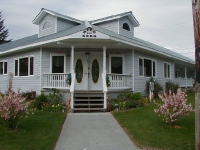 Cherry blossoms at mile Zero B&B