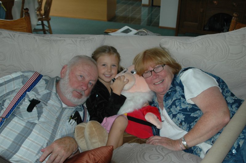 Grandma and Grandpa in Skagway Alaska