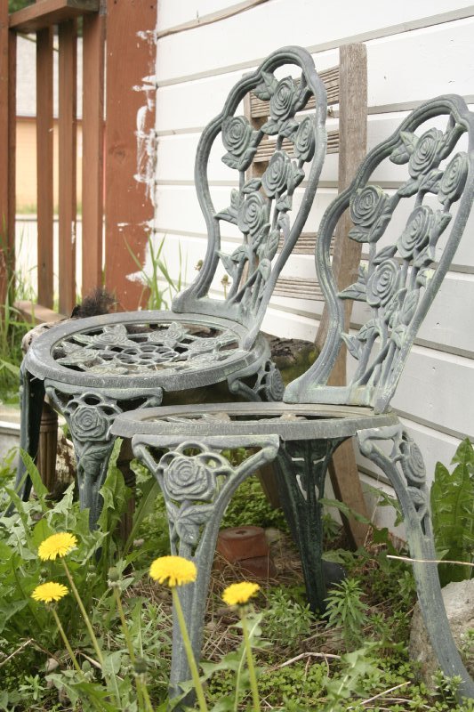 Chairs in Skagway