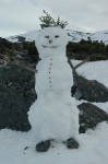 Building a snow man in JUNE