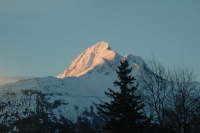 Dewey peaks in Skagway Alaska