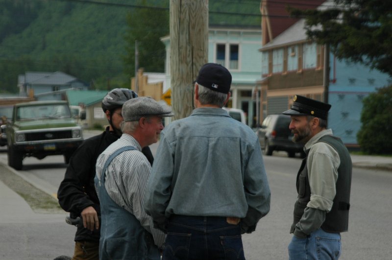Railroad workers Skagway Alaska